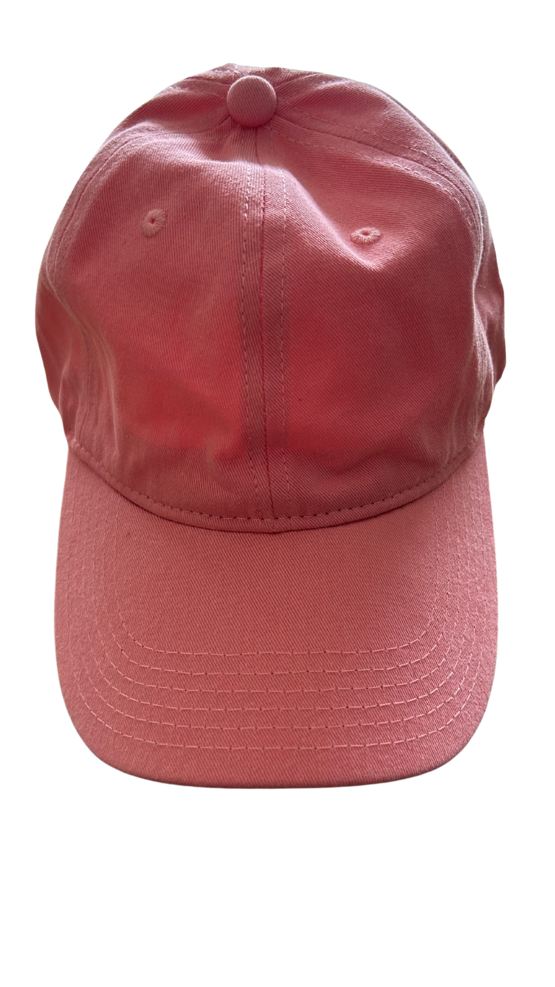 Casquette rose en coton, ajustable pour un confort parfait et un style décontracté.