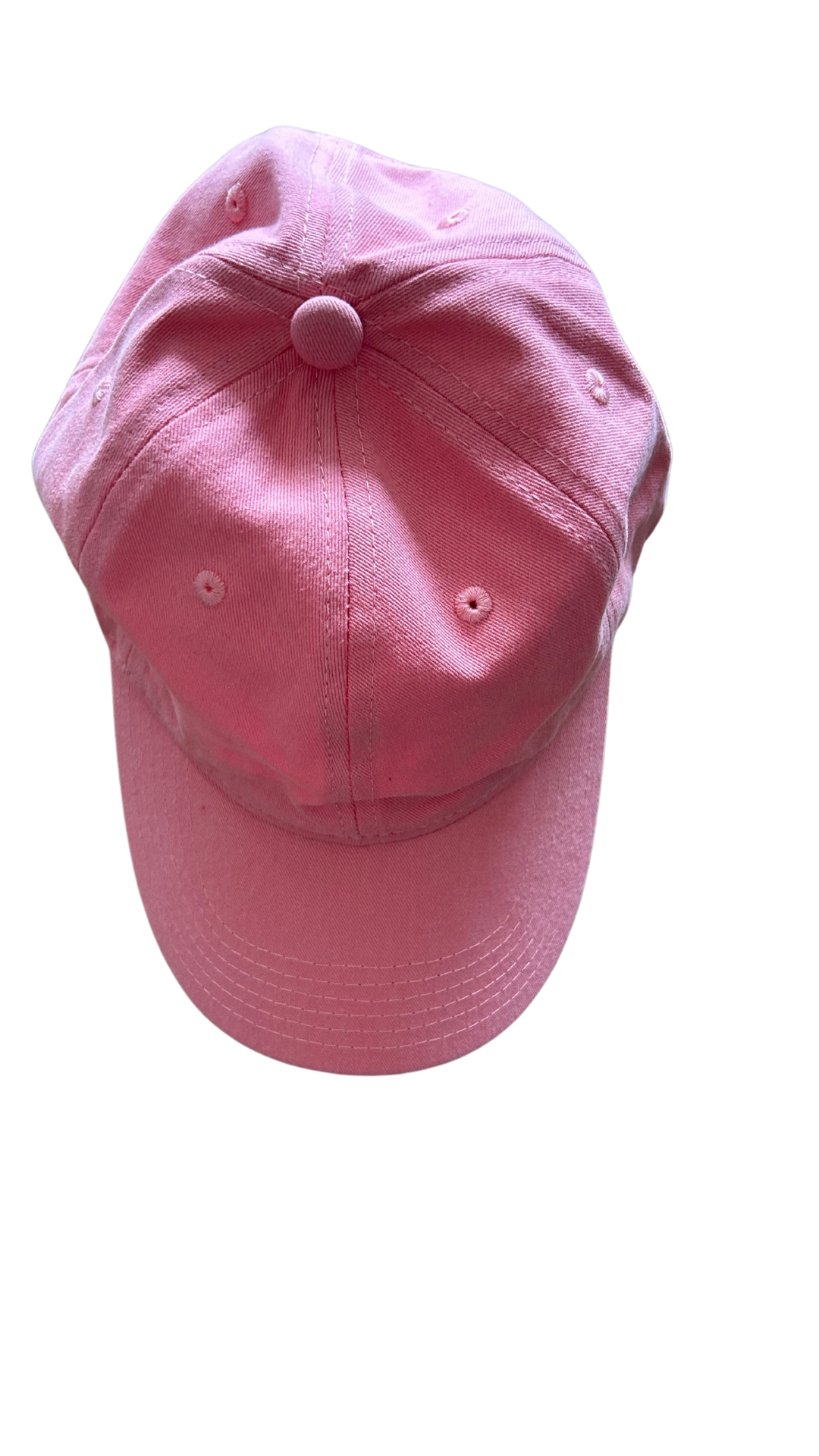 Casquette rose en coton, ajustable pour un confort parfait et un style décontracté.