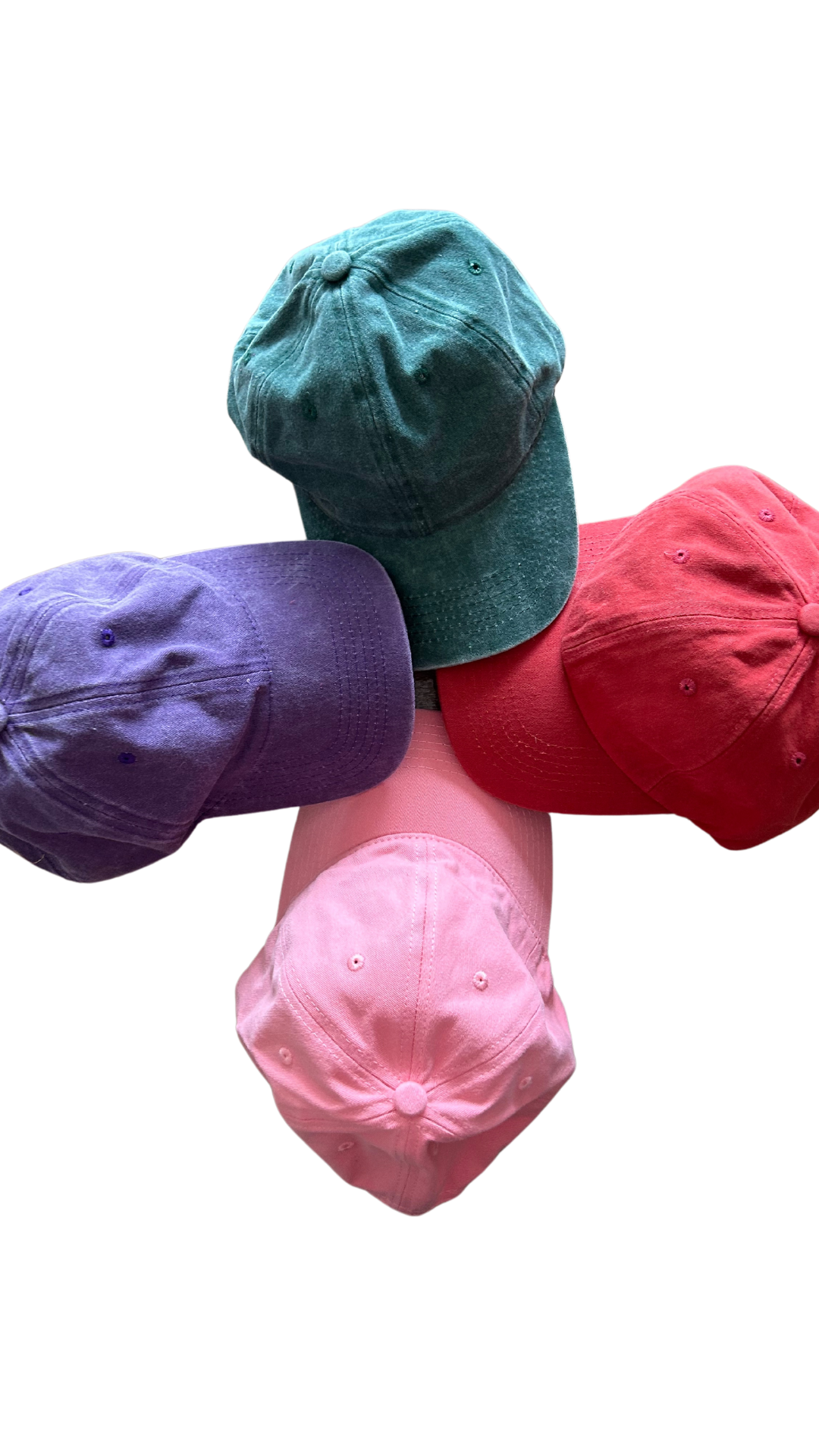 Casquette rose en coton, ajustable pour un confort parfait et un style décontracté.