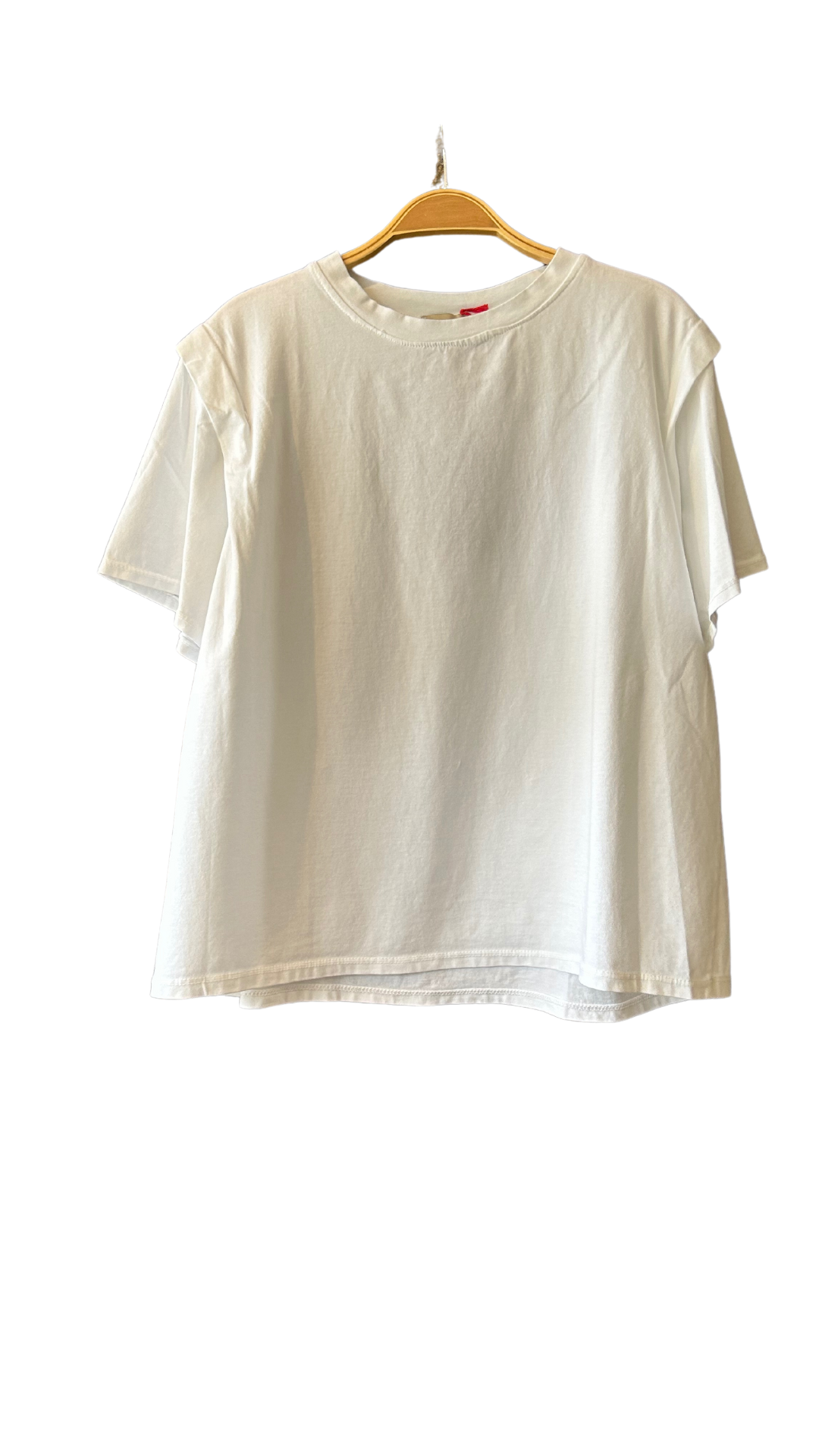 T-shirt blanc éclatant en coton, nouvelle collection mode en ligne, shopping sécurisé, livraison gratuite à partir de 100€ d'achat.